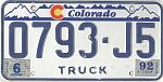 Denim Plate - Truck